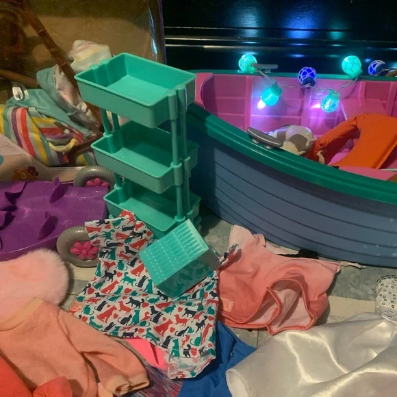 Huge Our Generation/ My Life As Mixed Clothes Doll Clothing, Shoes Canoe Beach - Picture 11 of 14